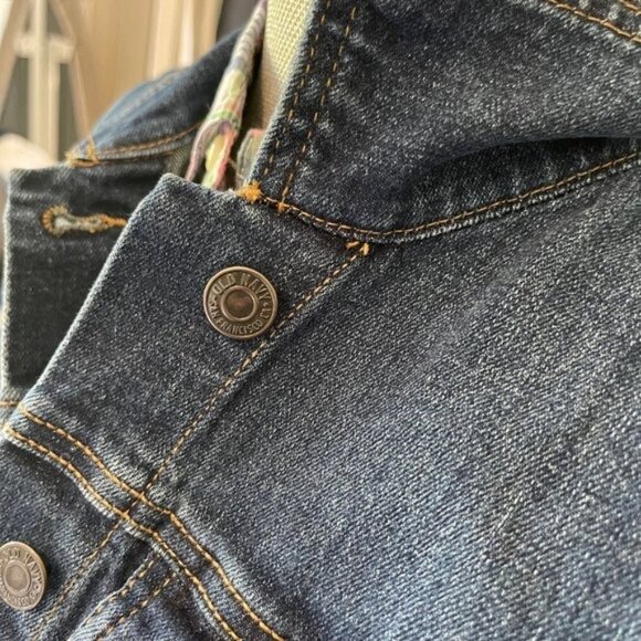 Old Navy Blue Denim Jacket Medium - Picture 4 of 5